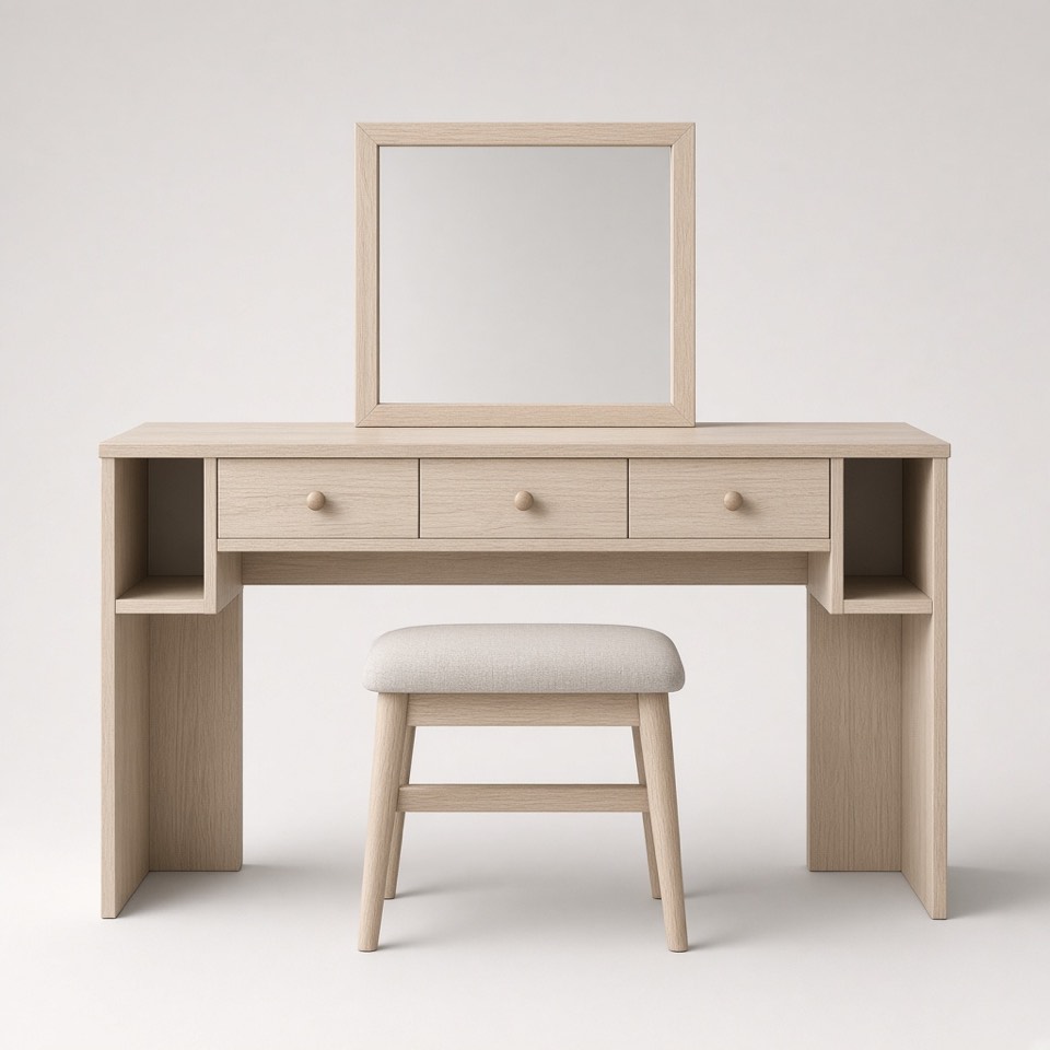 Bedroom Vanity With Stool