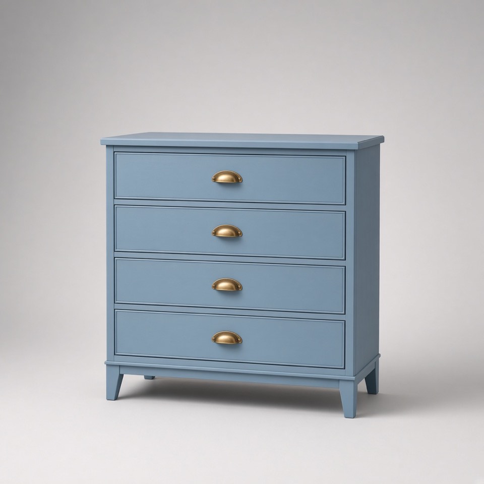 Blue Painted Chest