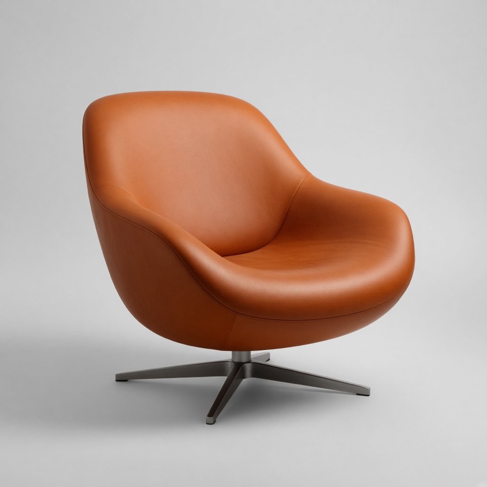 Button Less Lounge Chair