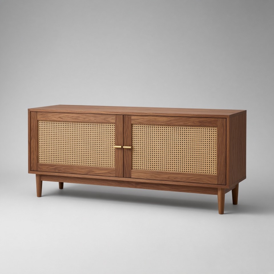 Cane Front Sideboard