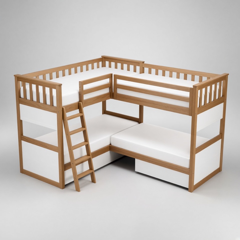 Corner L Bunk