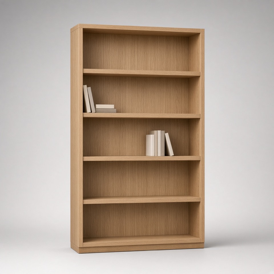 Five Shelf Bookcase