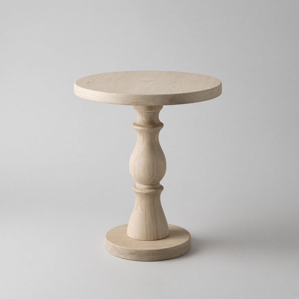 Nook Pedestal Side Table