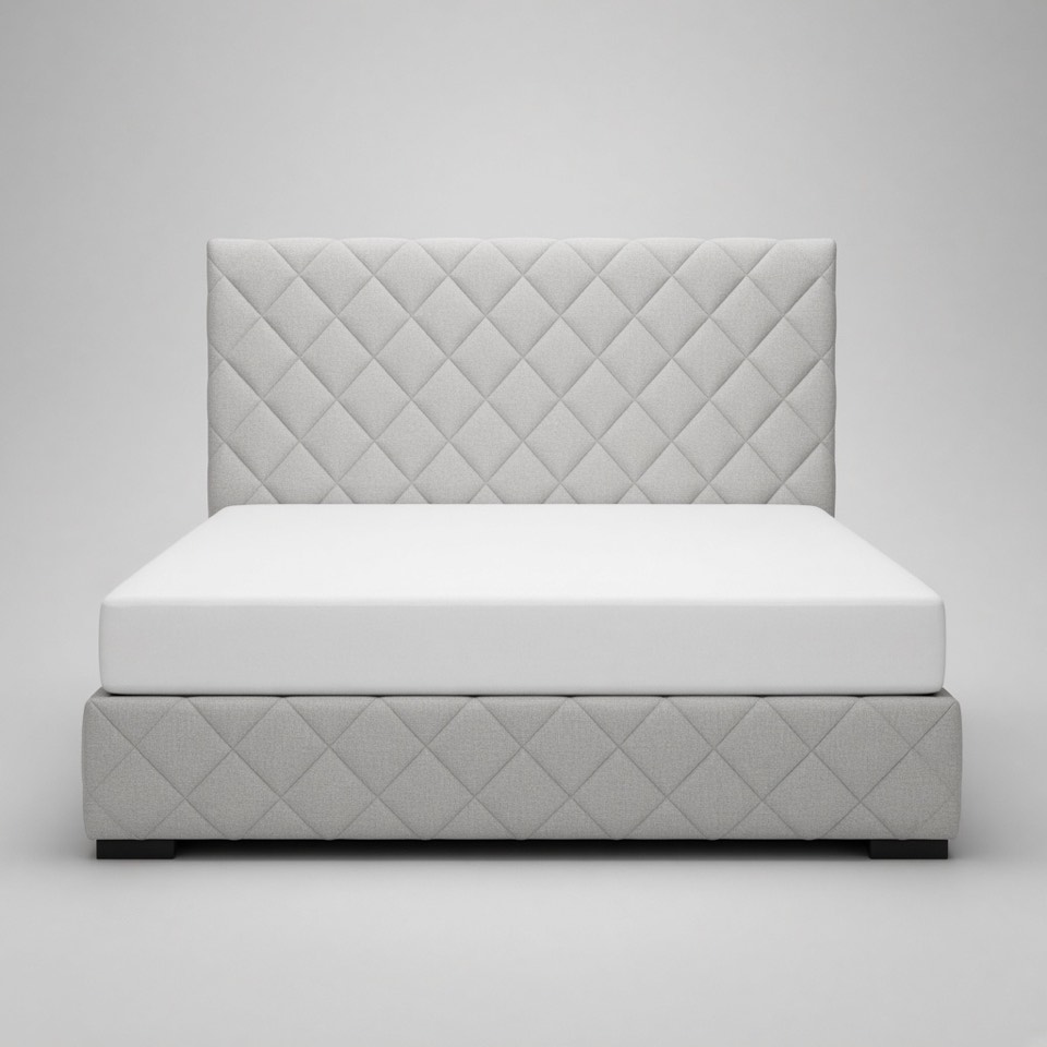 Quilted Platform Bed