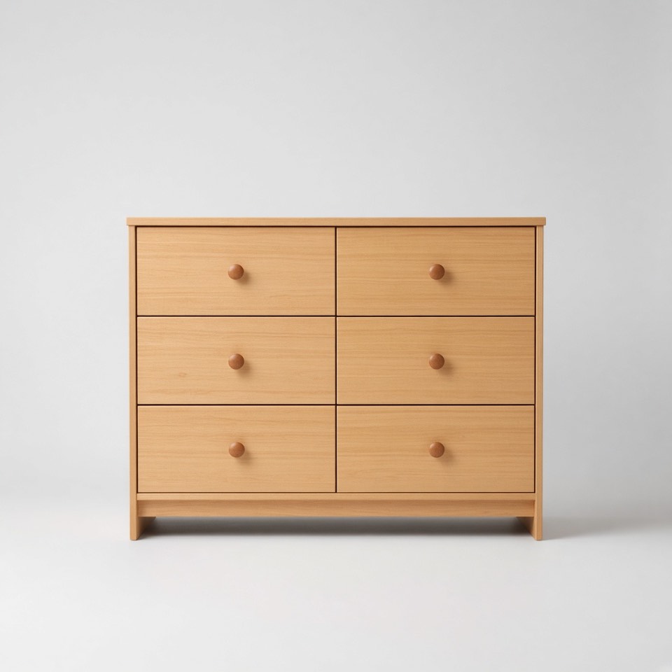 Six Drawer Dresser