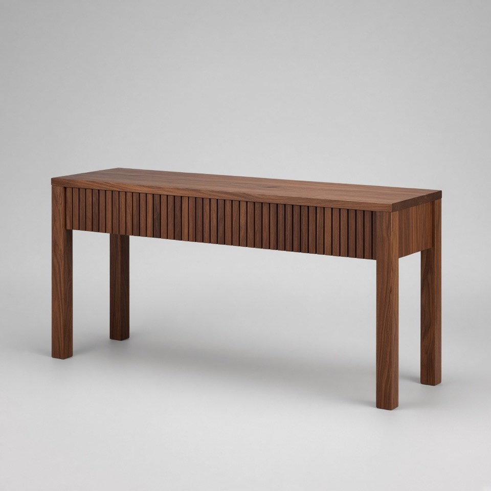 Slat Console Table