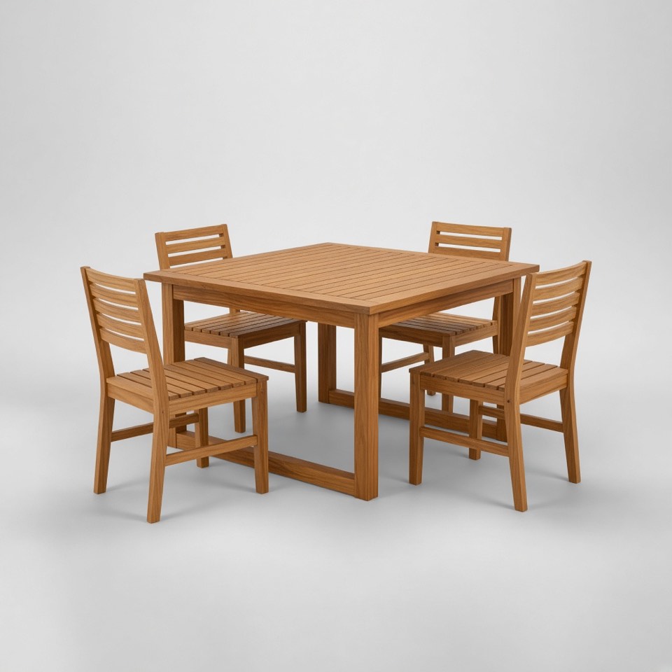Teak Outdoor Dining Set