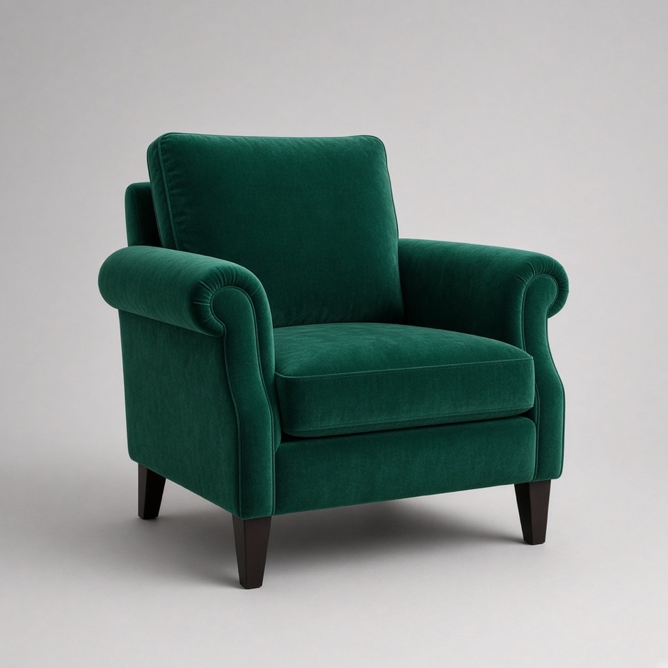 Velvet Club Chair